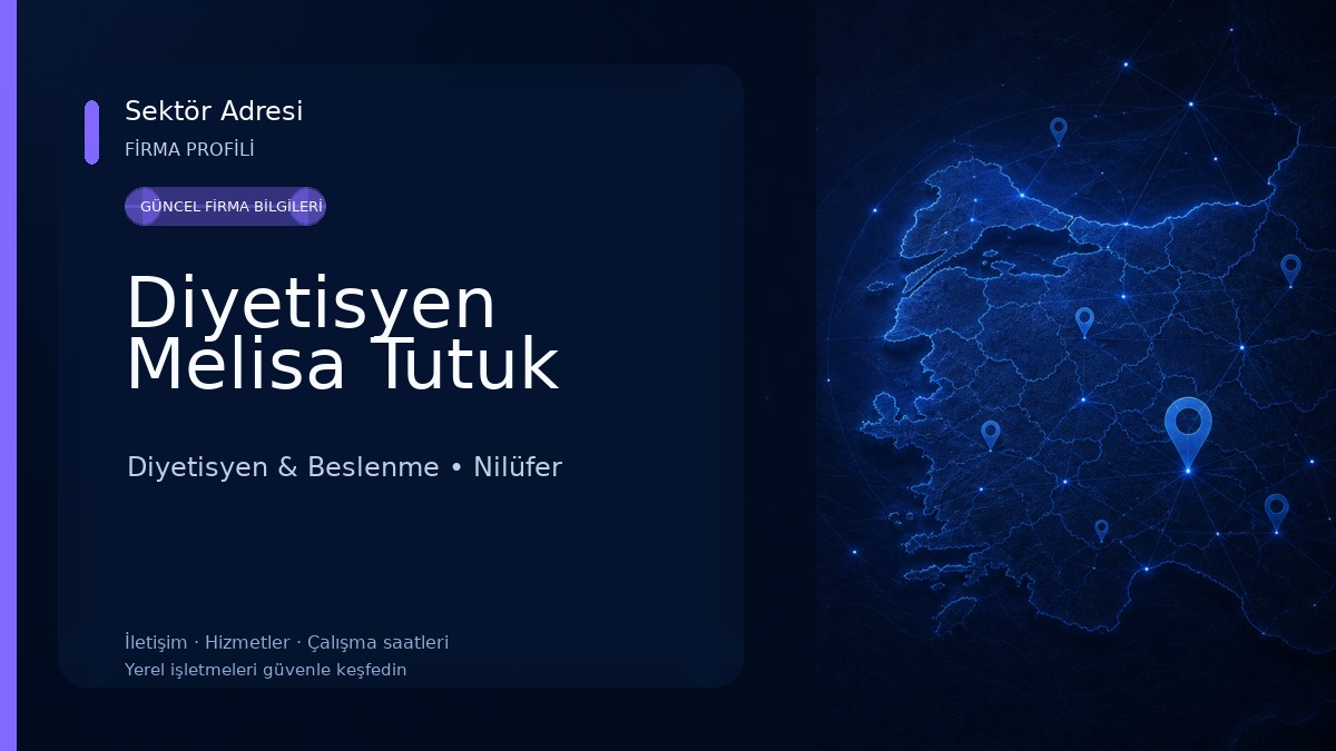 Diyetisyen Melisa Tutuk Diyetisyen & Beslenme