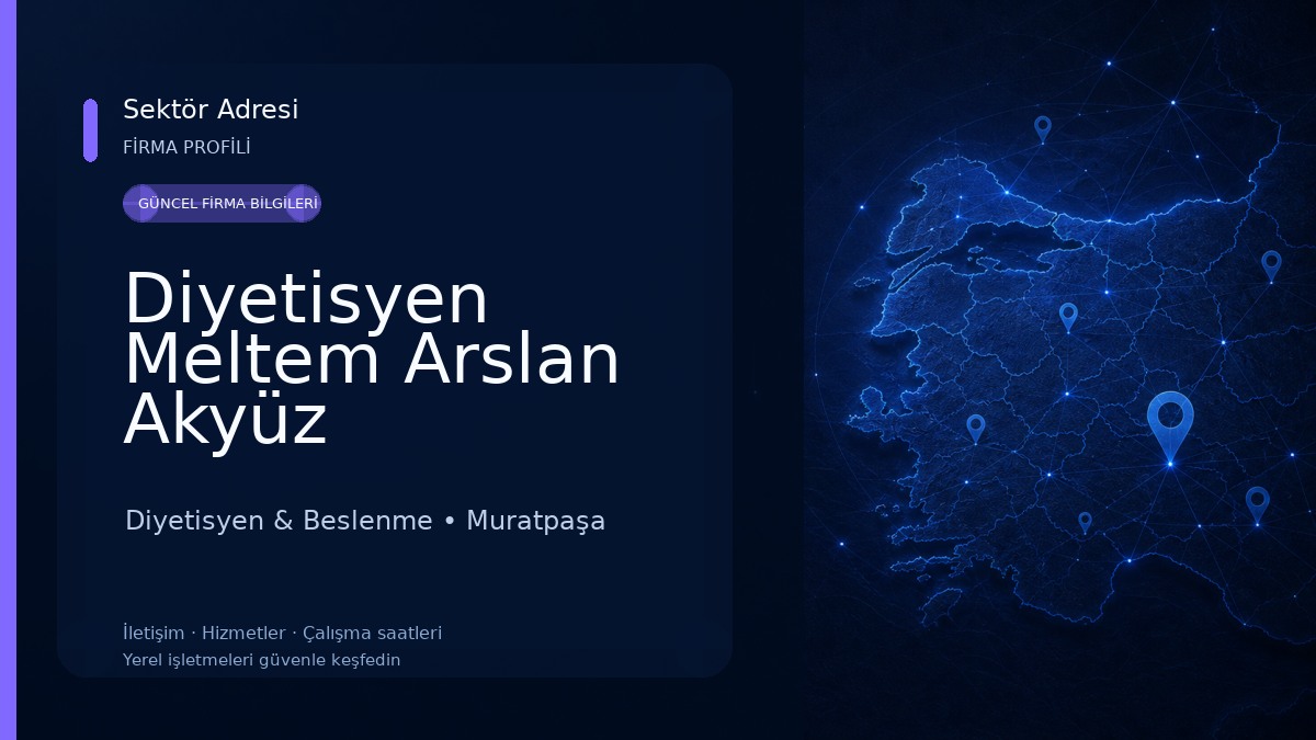 Diyetisyen Meltem Arslan Akyüz Diyetisyen & Beslenme