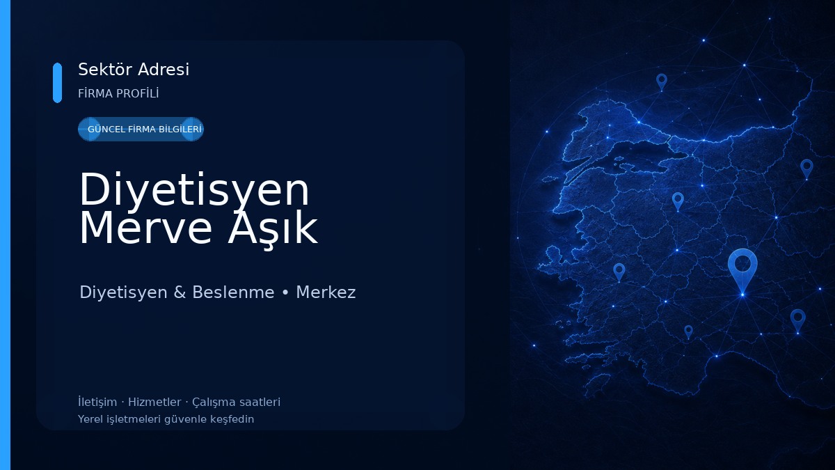 Diyetisyen Merve Aşık