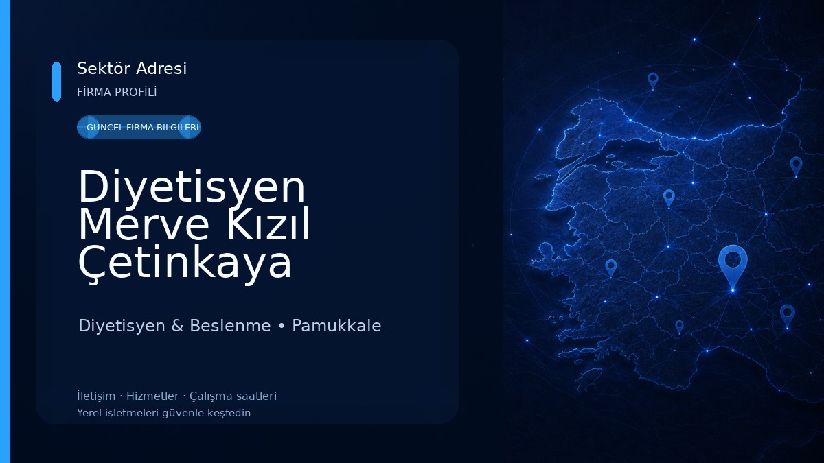 Diyetisyen Merve Kızıl Çetinkaya Diyetisyen & Beslenme