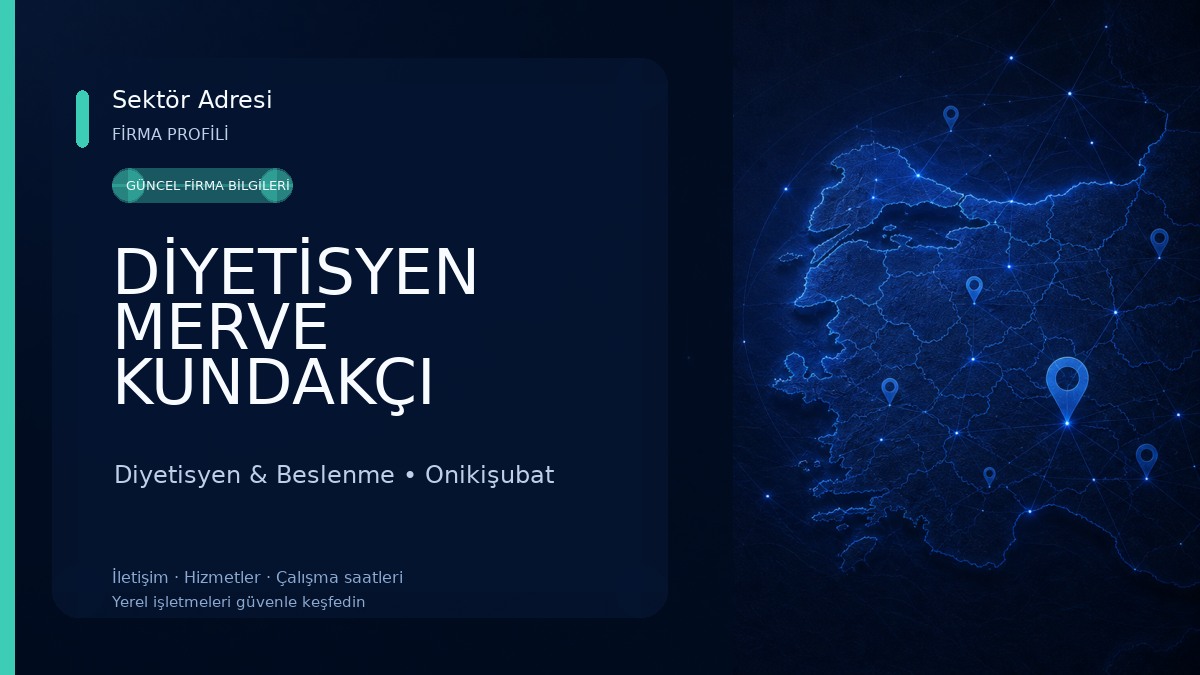 DİYETİSYEN MERVE KUNDAKÇI Diyetisyen & Beslenme
