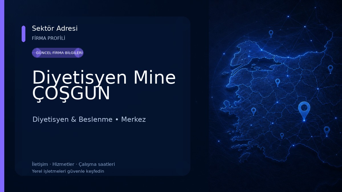 Diyetisyen Mine ÇOŞGUN 