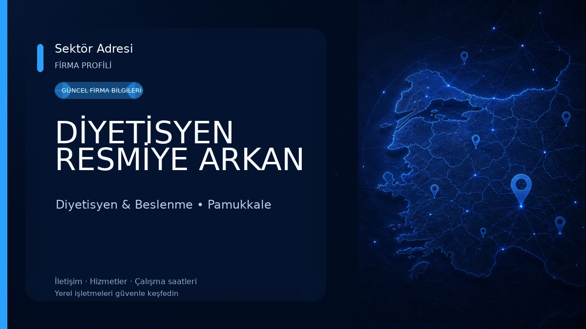 DİYETİSYEN RESMİYE ARKAN Diyetisyen & Beslenme
