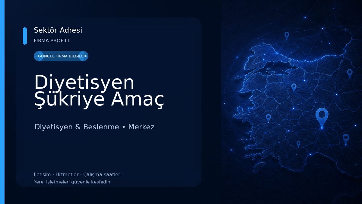 Diyetisyen Şükriye Amaç 
