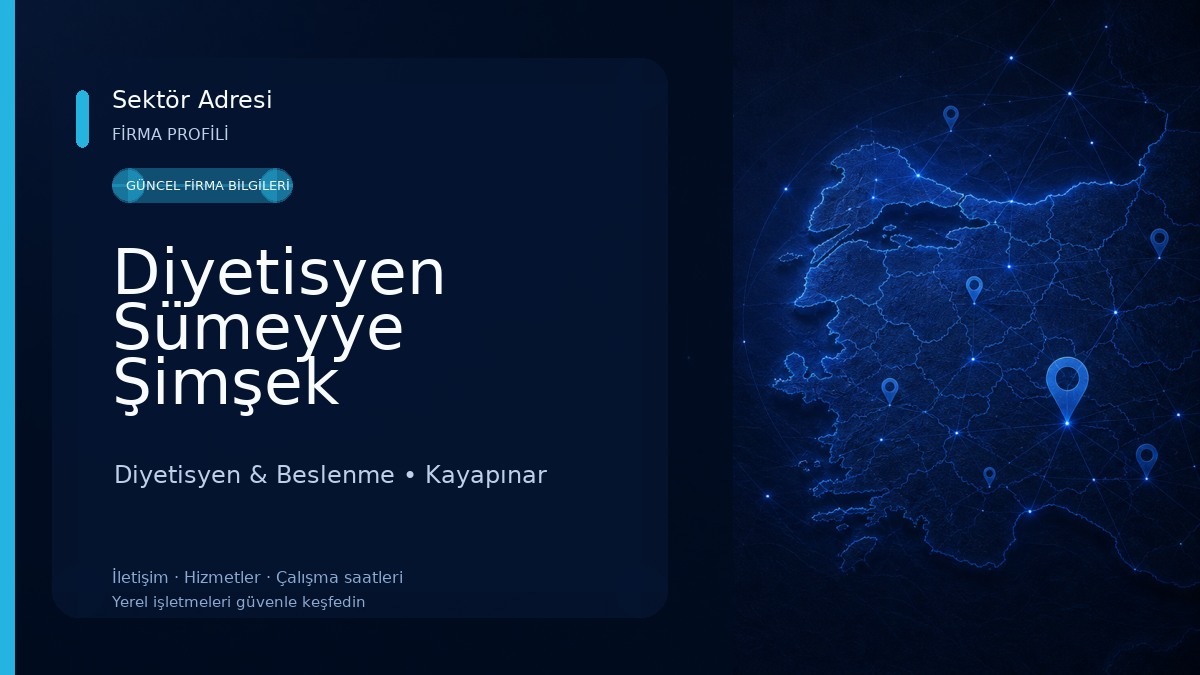 Diyetisyen Sümeyye Şimşek Diyetisyen & Beslenme