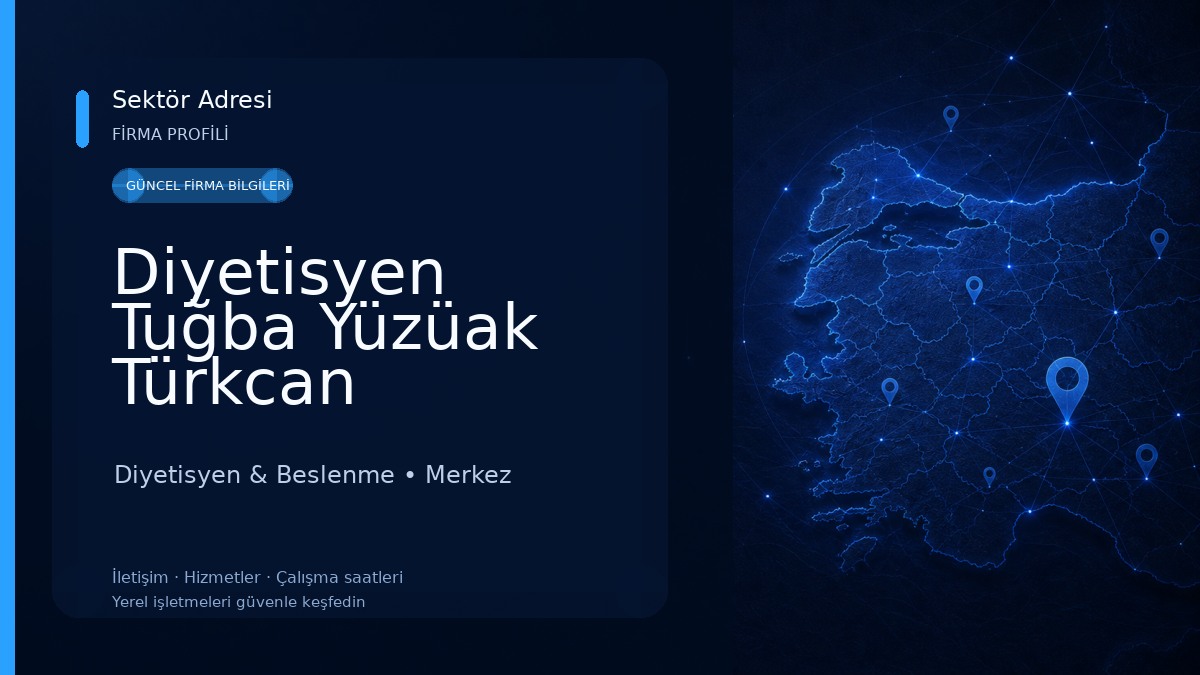 Diyetisyen Tuğba Yüzüak Türkcan