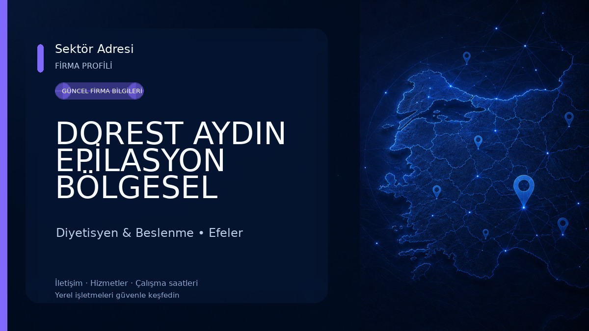 DOREST AYDIN EPİLASYON BÖLGESEL İNCELME CİLT BAKIMI Diyetisyen & Beslenme