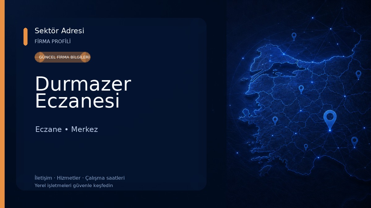 Durmazer Eczanesi Eczane