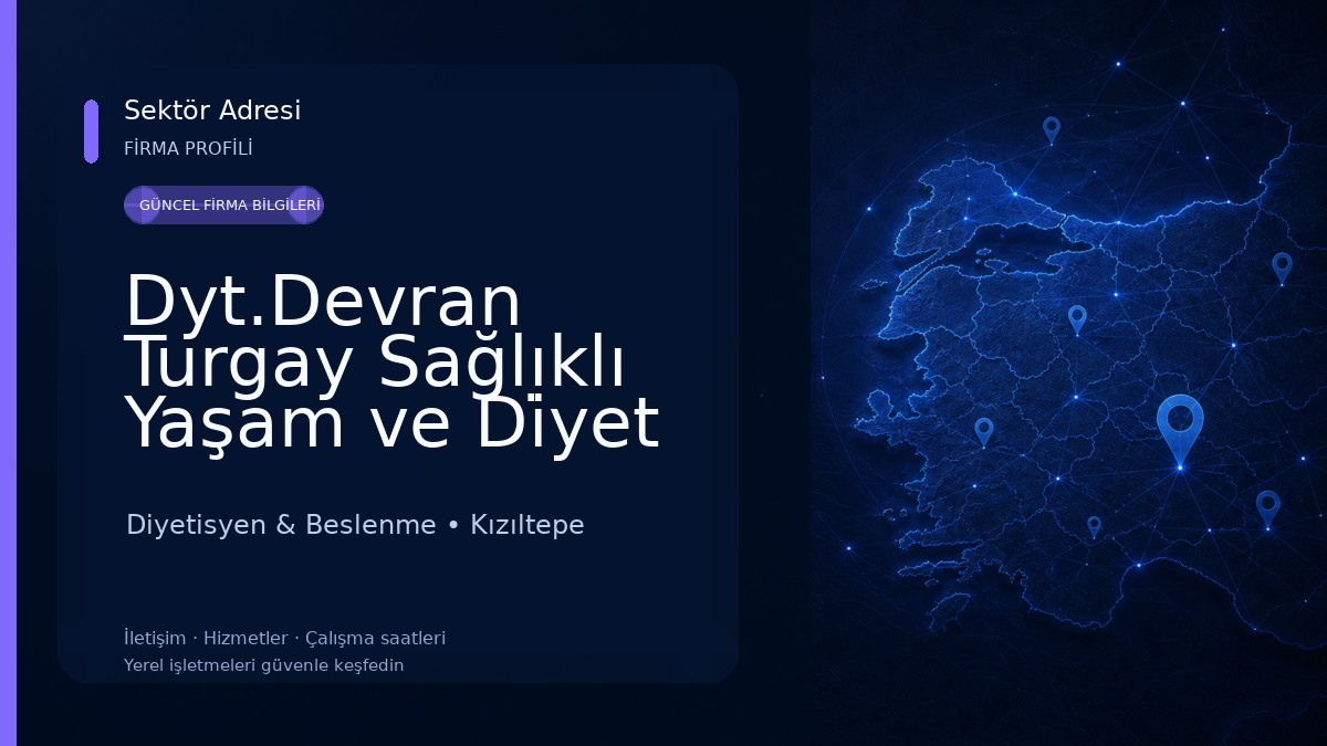 Dyt.Devran Turgay Sağlıklı Yaşam ve Di̇yet Merkezi 