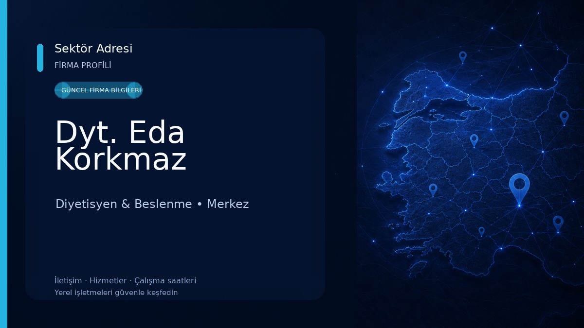 Dyt. Eda Korkmaz Diyetisyen & Beslenme