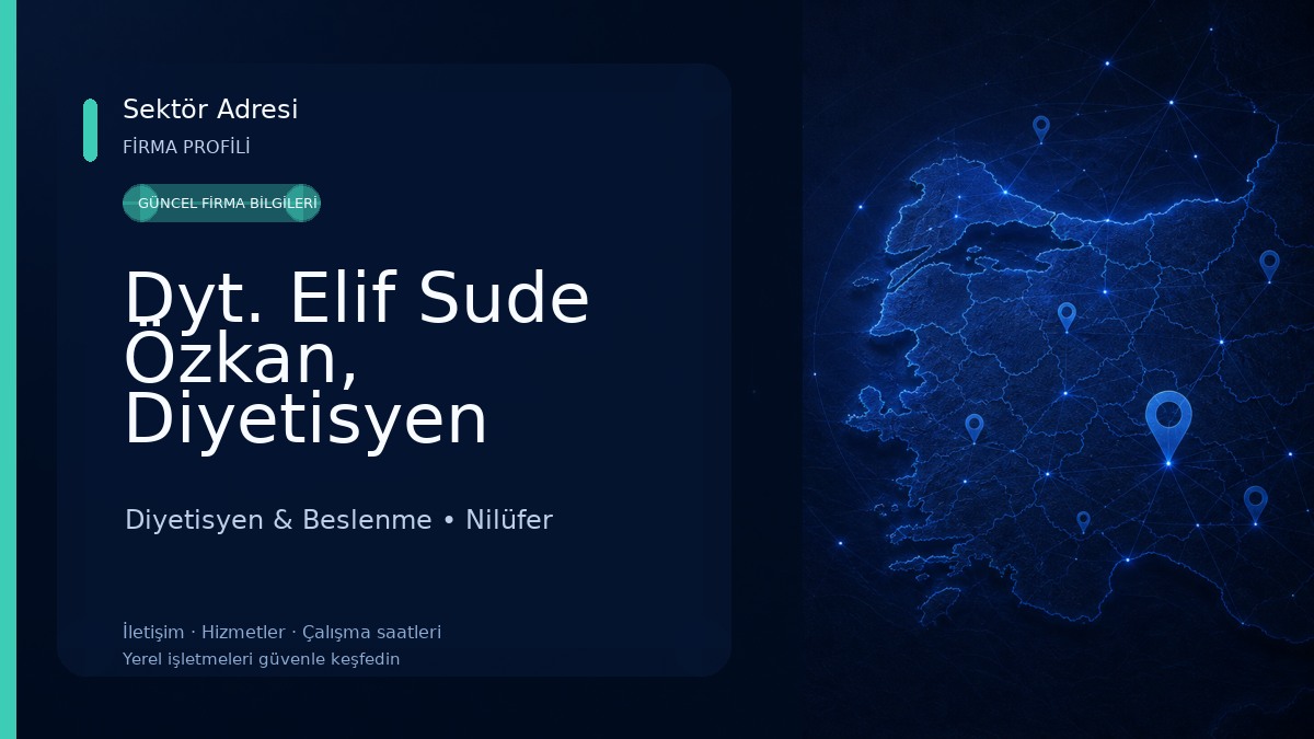 Dyt. Elif Sude Özkan, Diyetisyen Diyetisyen & Beslenme