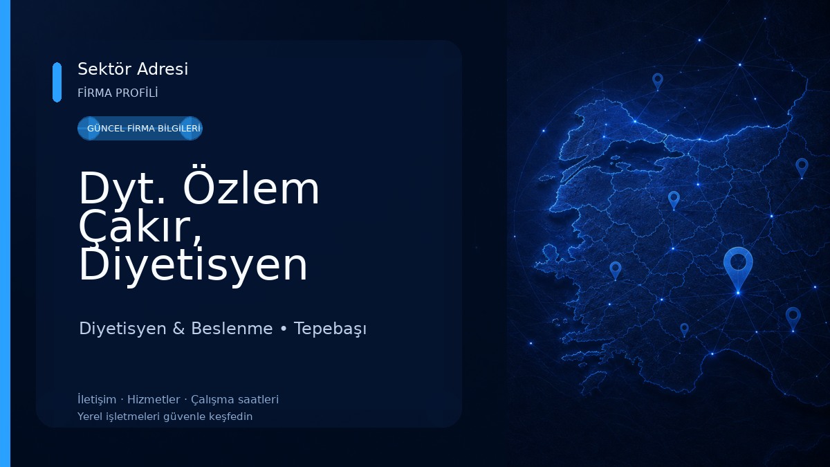 Dyt. Özlem Çakır, Diyetisyen Diyetisyen & Beslenme