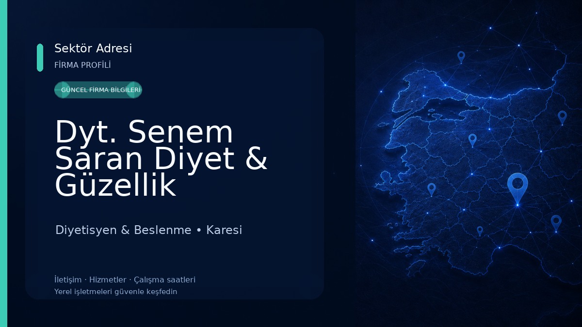 Dyt. Senem Saran Diyet & Güzellik Diyetisyen & Beslenme