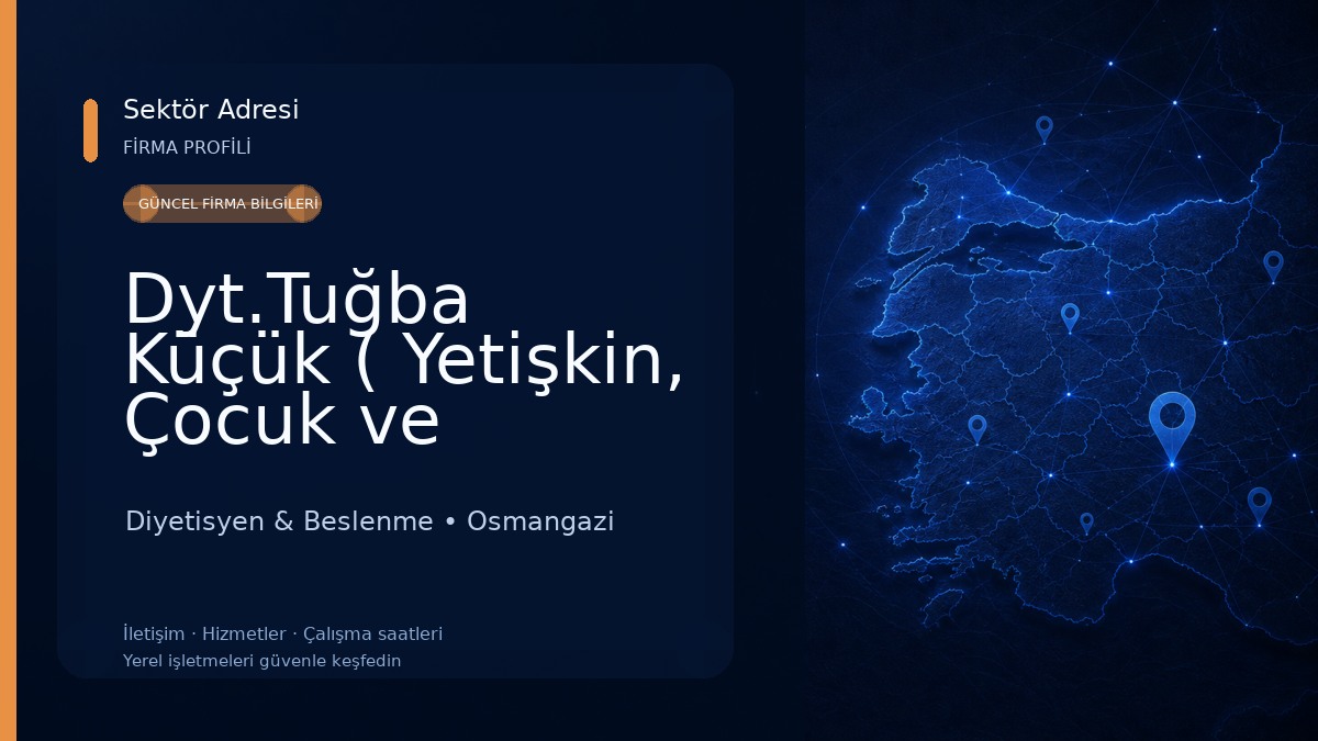 Dyt.Tuğba Küçük ( Yetişkin, Çocuk ve Fonksiyonel Tıp Diyetisyeni ) Diyetisyen & Beslenme