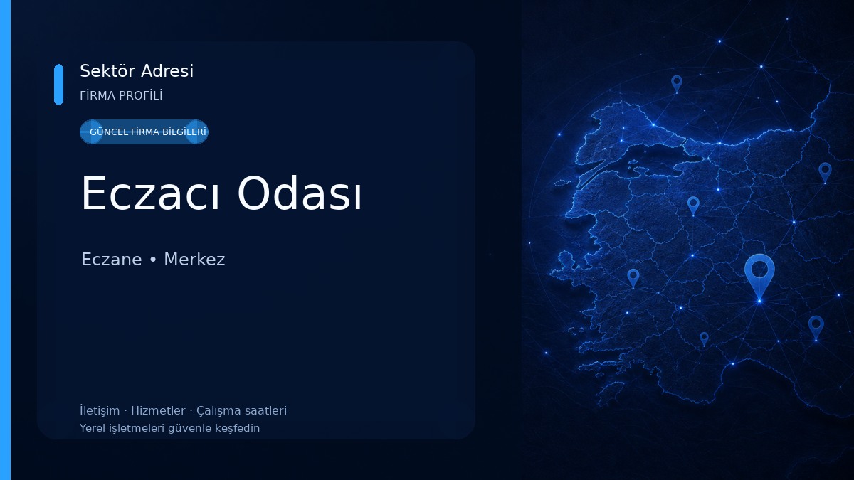 Eczacı Odası Eczane