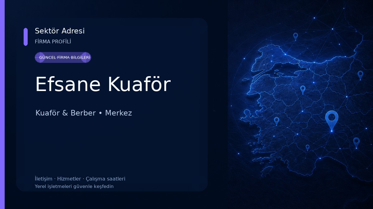 Efsane Kuaför Kuaför & Berber