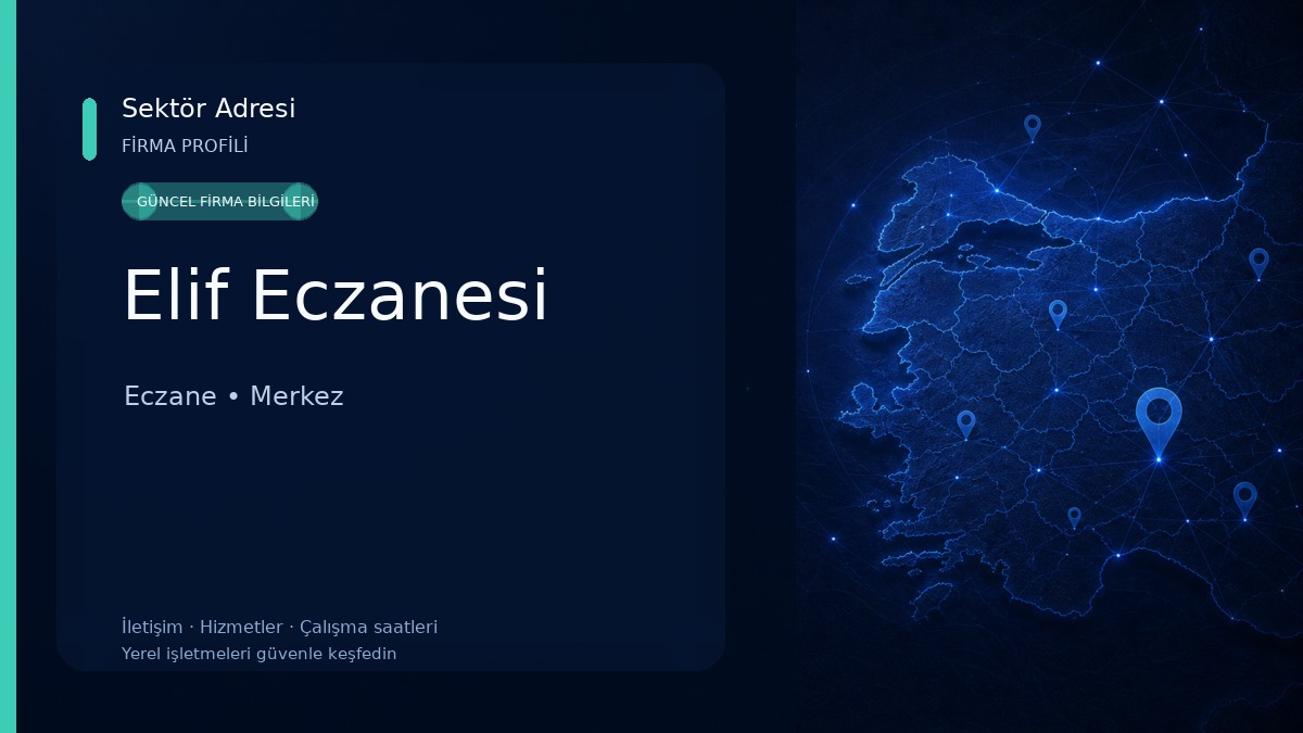 Elif Eczanesi Eczane
