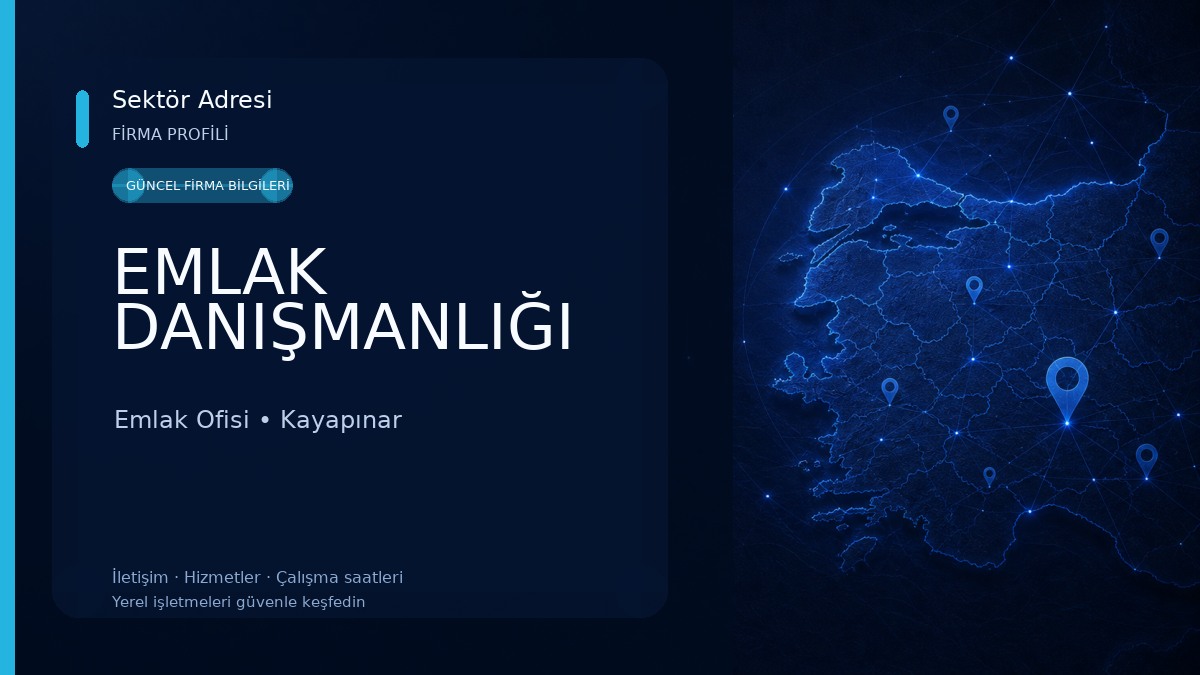 EMLAK DANIŞMANLIĞI Emlak Ofisi