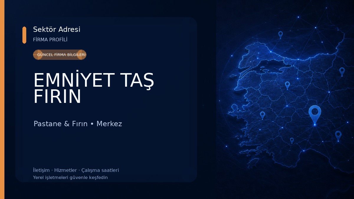 EMNİYET TAŞ FIRIN Pastane & Fırın