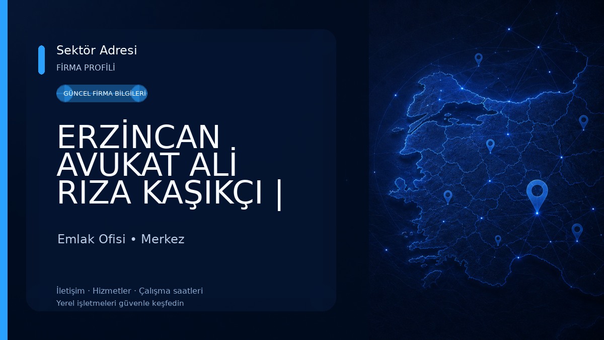 ERZİNCAN AVUKAT ALİ RIZA KAŞIKÇI | Erzincan Sigorta Avukatı | Erzincan Araç Değer Kaybı Avukatı | Trafik Kazası Avukatı Emlak Ofisi