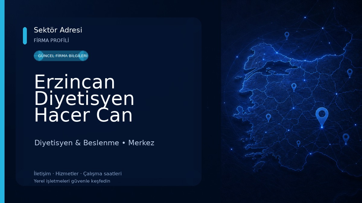 Erzincan Diyetisyen Hacer Can Candiyet Diyetisyen & Beslenme