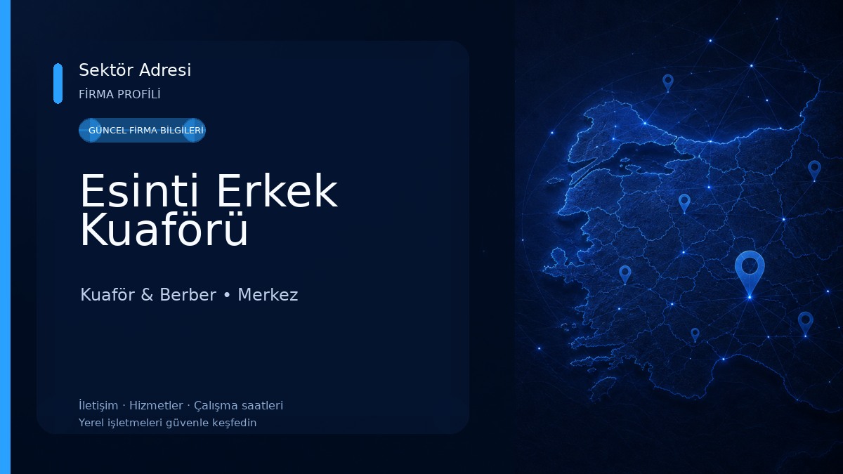 Esinti Erkek Kuaförü 