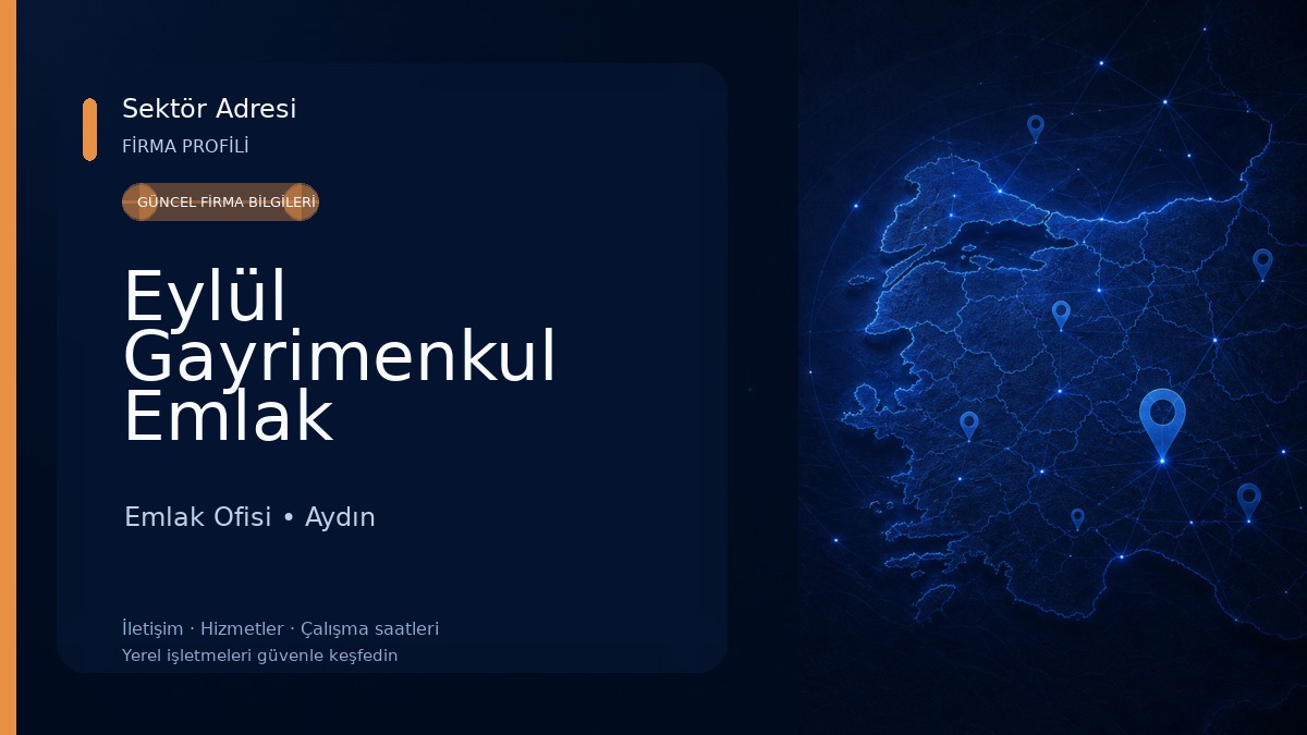 Eylül Gayrimenkul Emlak Danışmanlık Emlak Ofisi