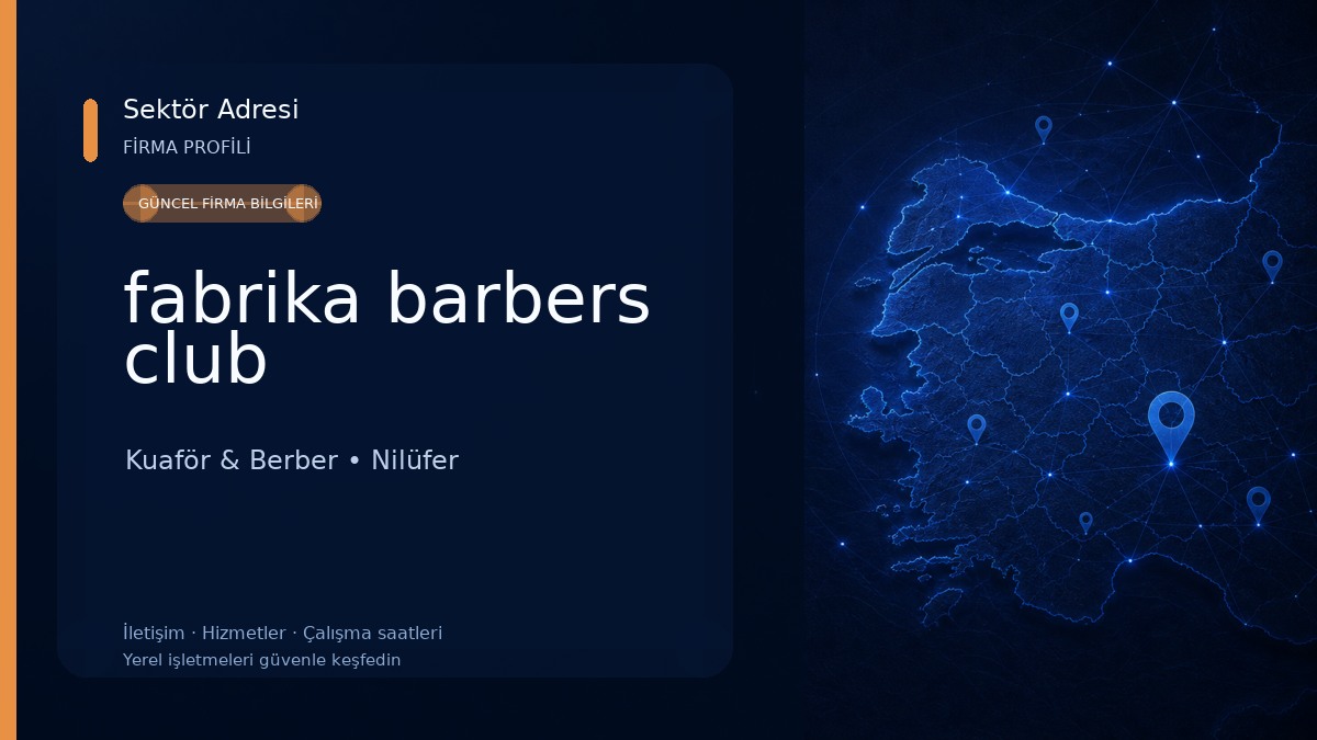 fabrika barbers club Kuaför & Berber