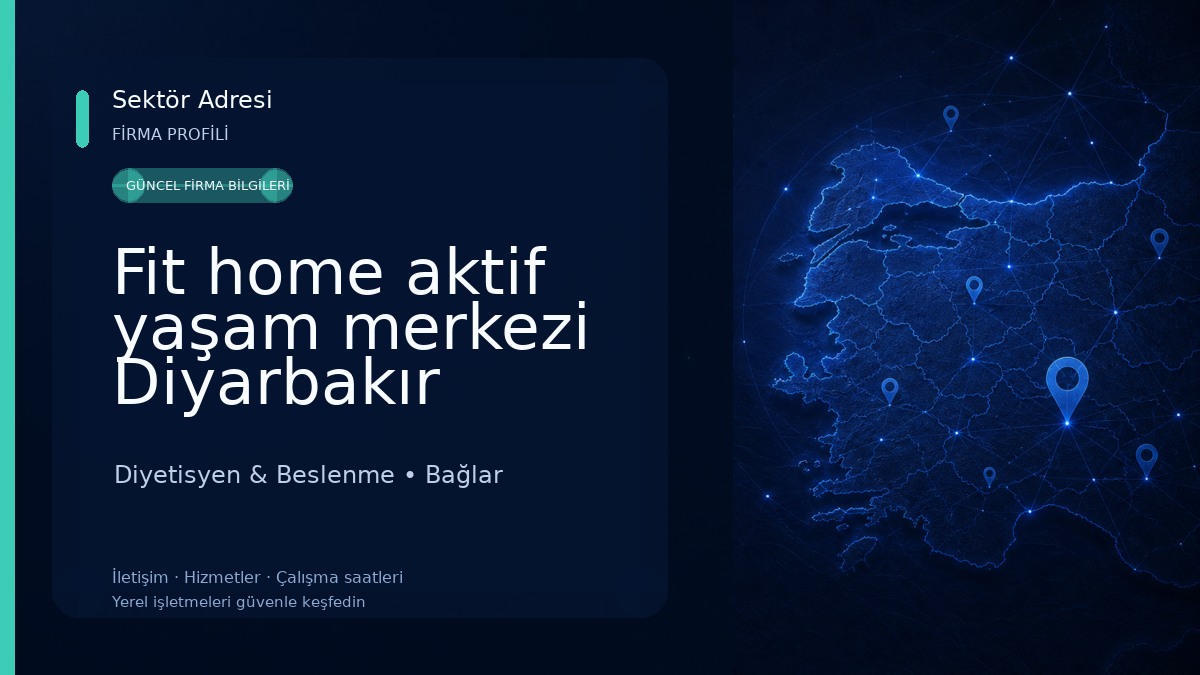 Fit home aktif yaşam merkezi Diyarbakır 