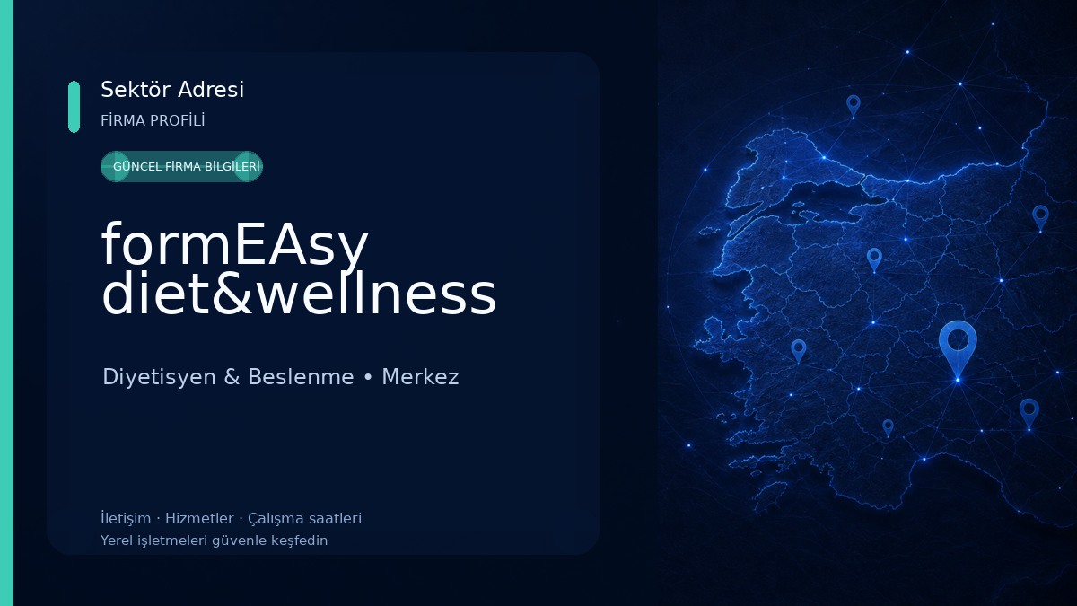 formEAsy diet&wellness Diyetisyen & Beslenme