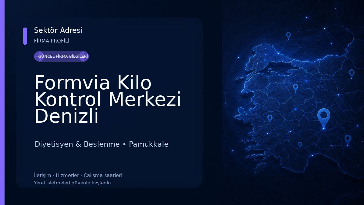 Formvia Kilo Kontrol Merkezi Denizli Diyetisyen & Beslenme
