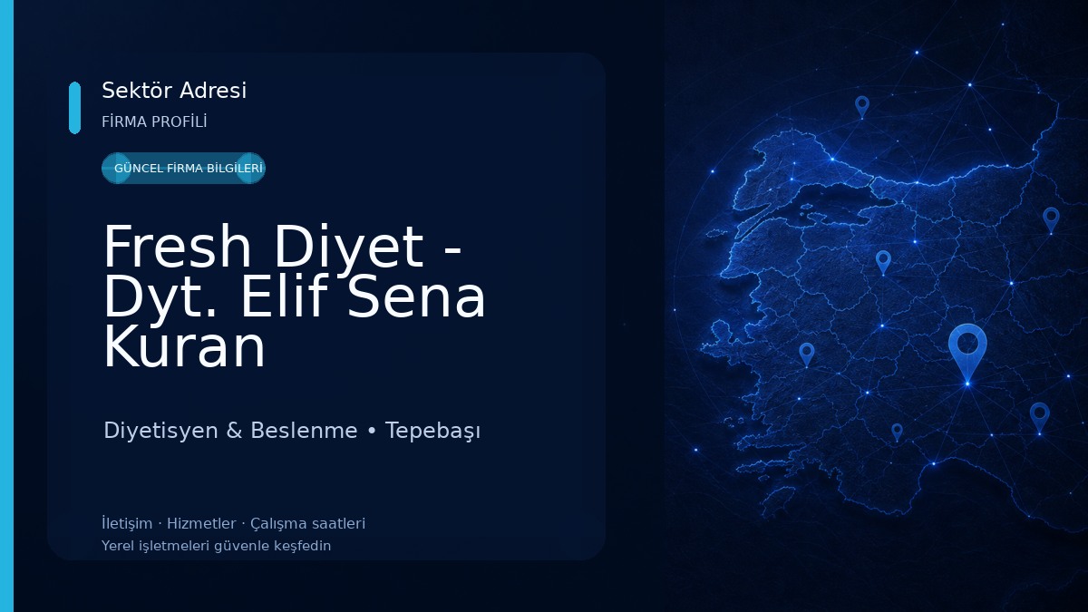 Fresh Diyet - Dyt. Elif Sena Kuran Diyetisyen & Beslenme