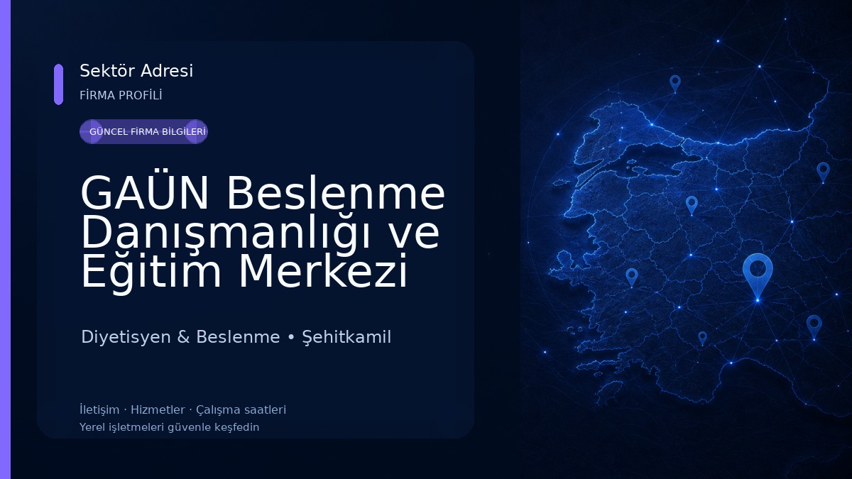 GAÜN Beslenme Danışmanlığı ve Eğitim Merkezi Diyetisyen & Beslenme
