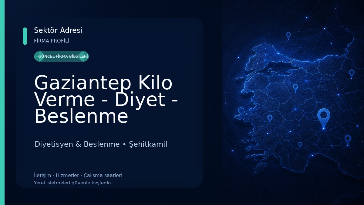 Gaziantep Kilo Verme - Diyet - Beslenme Merkezi