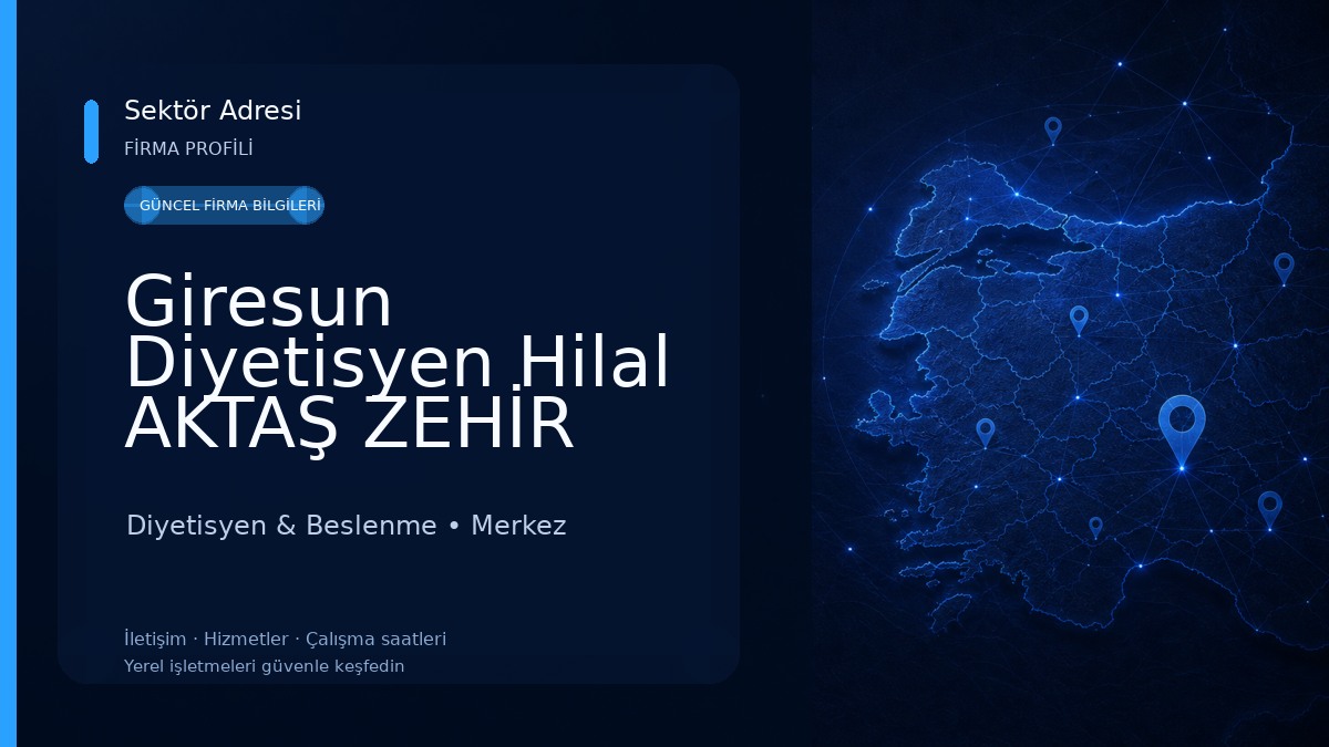 Giresun Diyetisyen Hilal AKTAŞ ZEHİR |Fonksiyonel Tıp Diyetisyeni|Online Diyet|Gebelikte Beslenme|Beslenme Uzmanı Diyetisyen & Beslenme