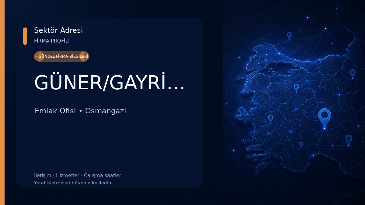 GÜNER/GAYRİMENKUL/ALIM/SATIM/KİRALAMA/ Emlak Ofisi