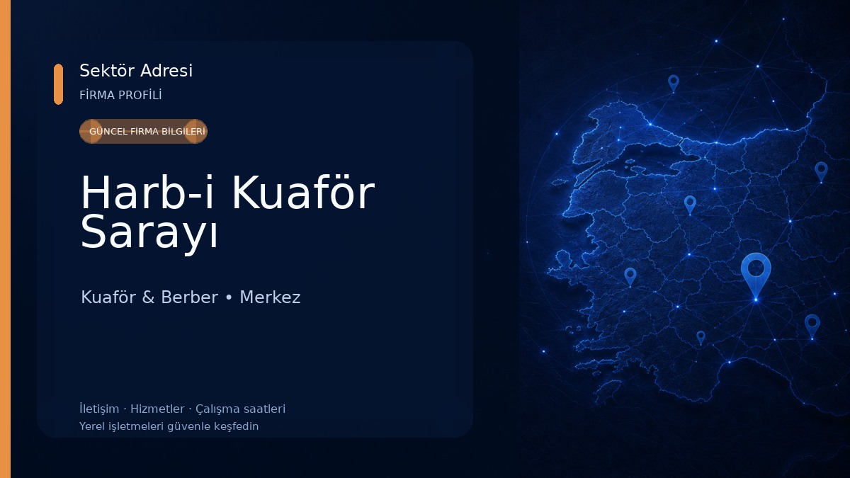 Harb-i Kuaför Sarayı Kuaför & Berber