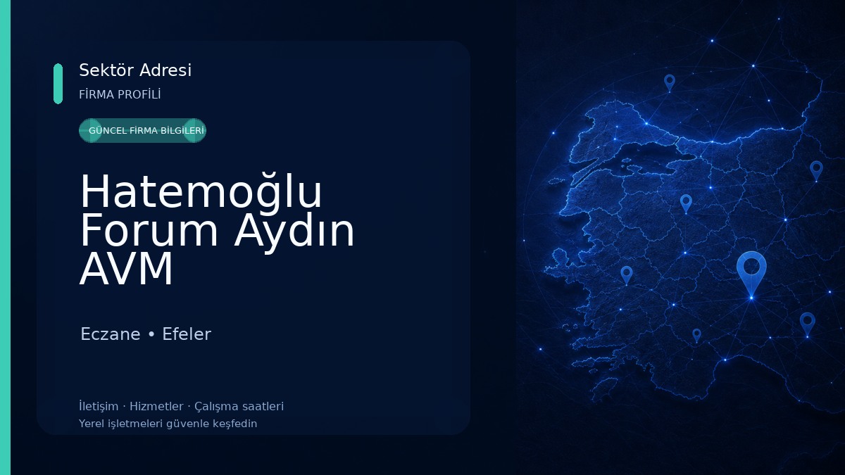 Hatemoğlu Forum Aydın AVM Eczane