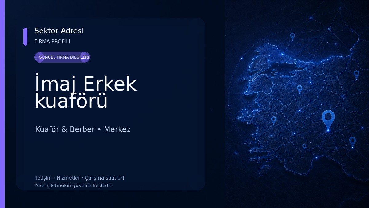 İmaj Erkek kuaförü 