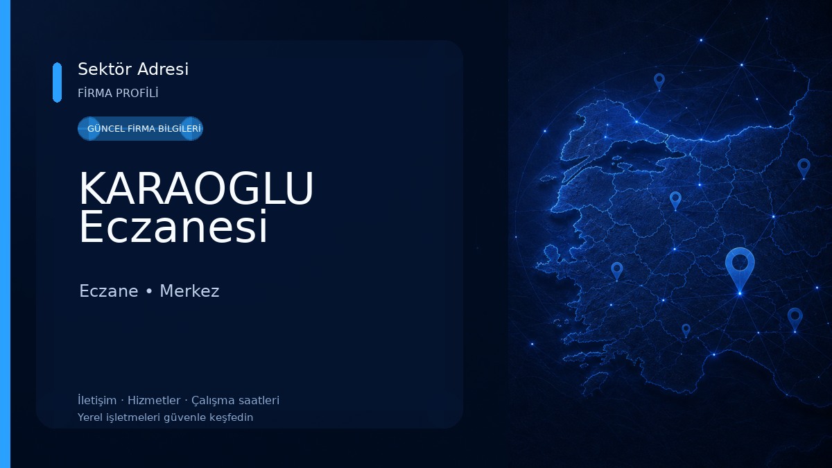 KARAOGLU Eczanesi Eczane