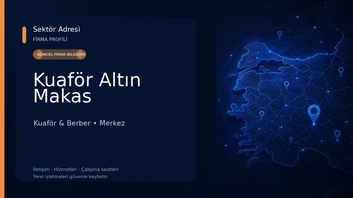Kuaför Altın Makas Kuaför & Berber
