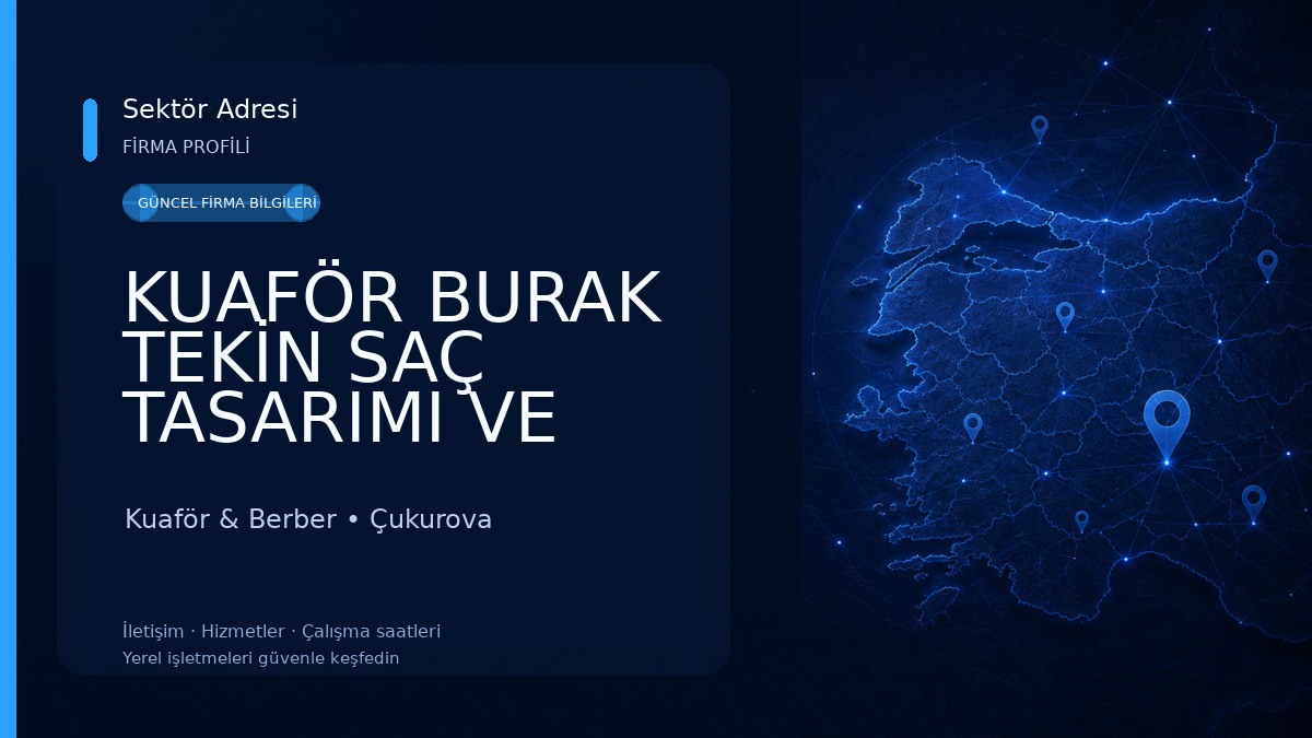 KUAFÖR BURAK TEKİN SAÇ TASARIMI VE BAKIM Kuaför & Berber