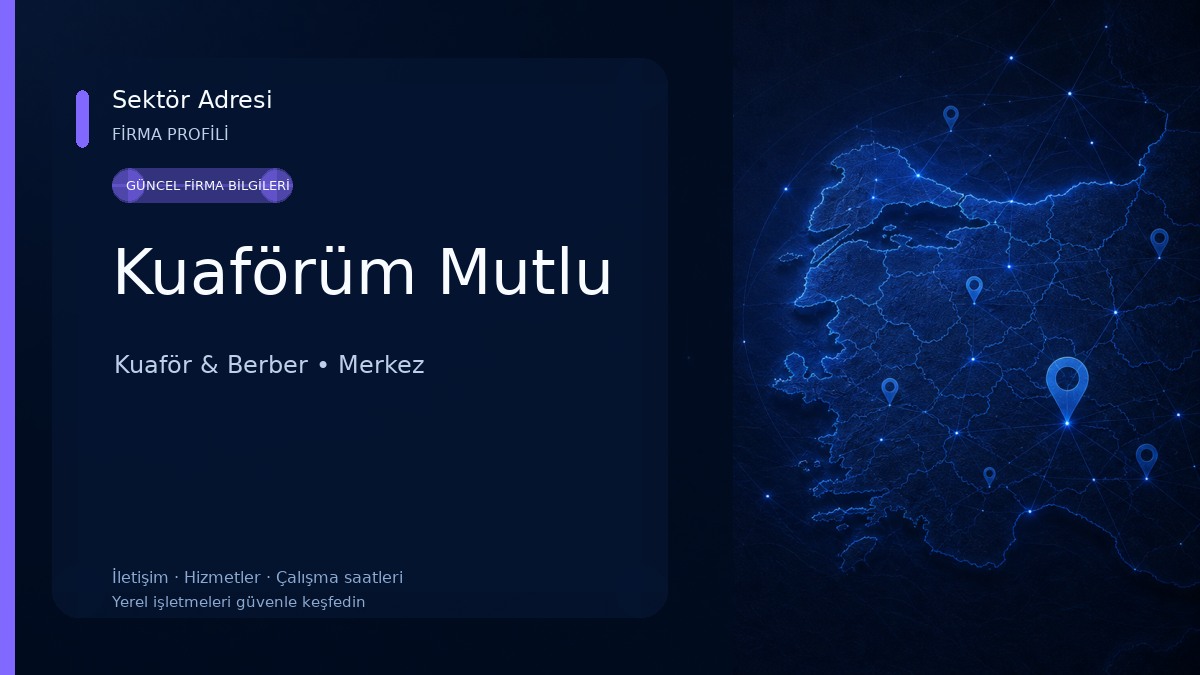 Kuaförüm Mutlu Kuaför & Berber