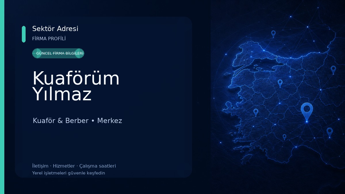 Kuaförüm Yılmaz Kuaför & Berber