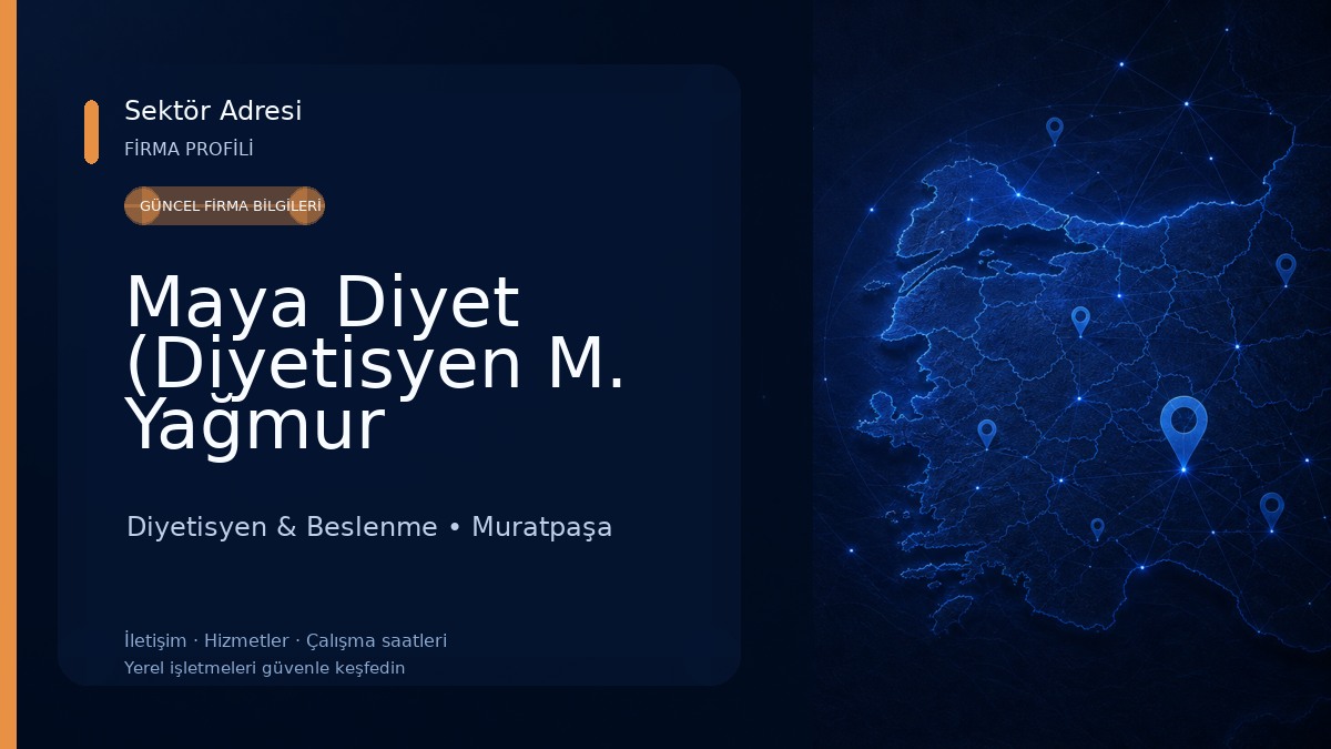 Maya Diyet (Diyetisyen M. Yağmur Uzunçay) Diyetisyen & Beslenme