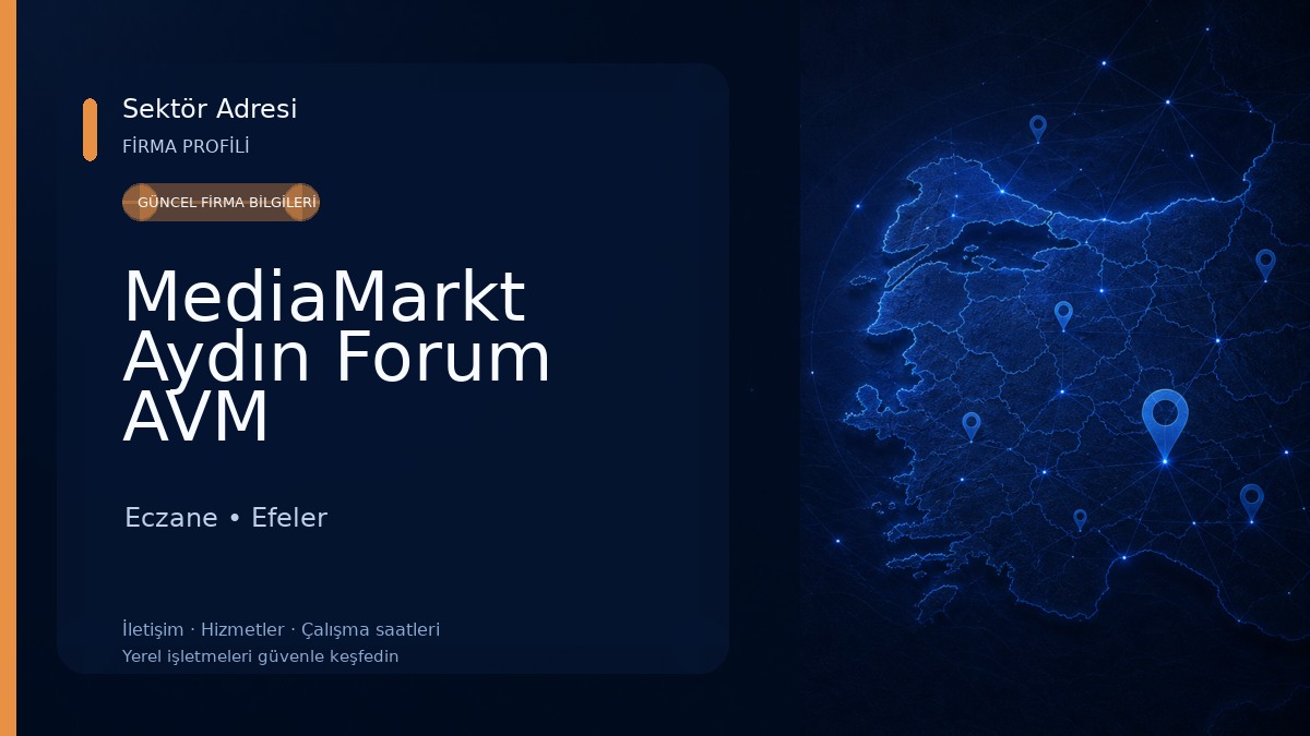 MediaMarkt Aydın Forum AVM Eczane