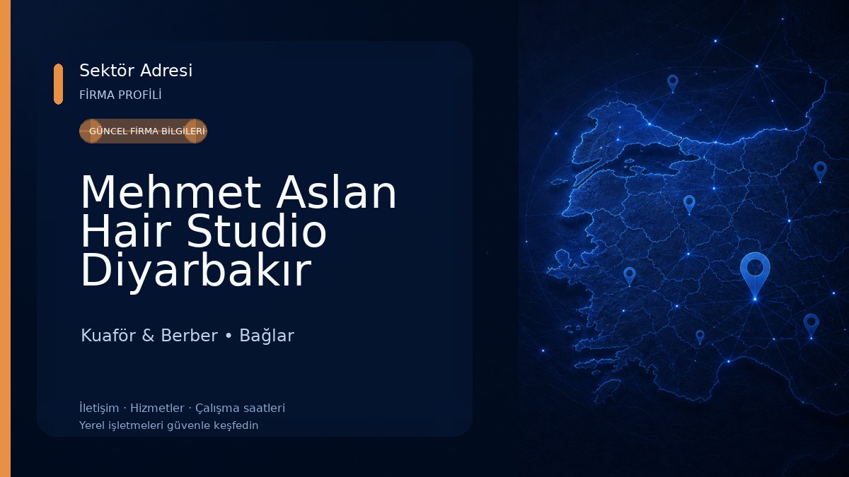 Mehmet Aslan Hair Studio Diyarbakır Kuaför & Berber
