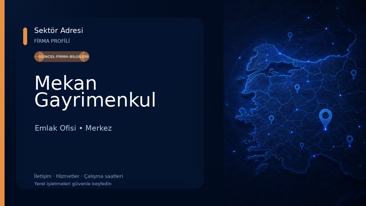 Mekan Gayrimenkul Emlak Ofisi