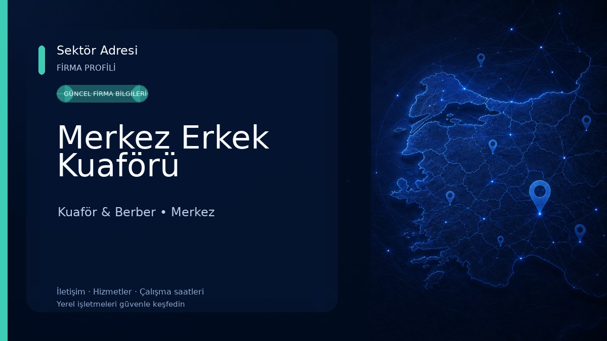 Merkez Erkek Kuaförü Kuaför & Berber