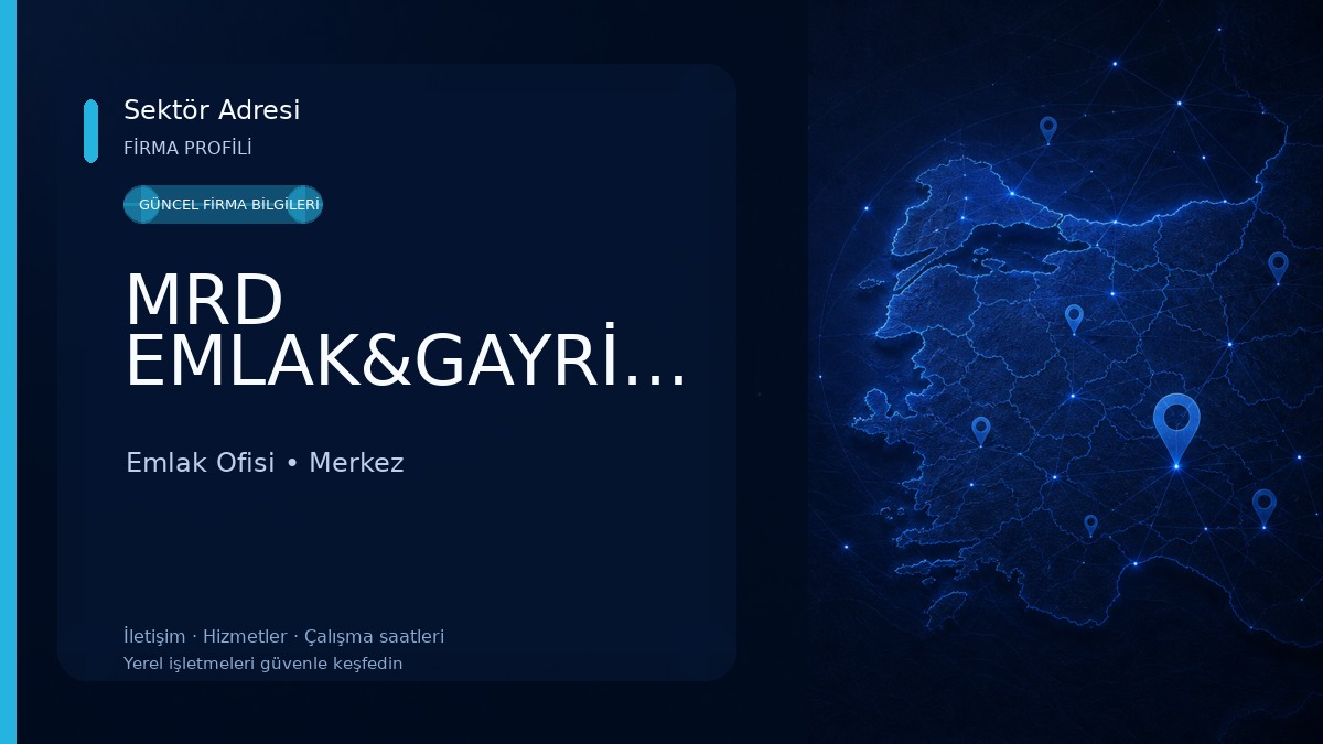 MRD EMLAK&GAYRİMENKUL 